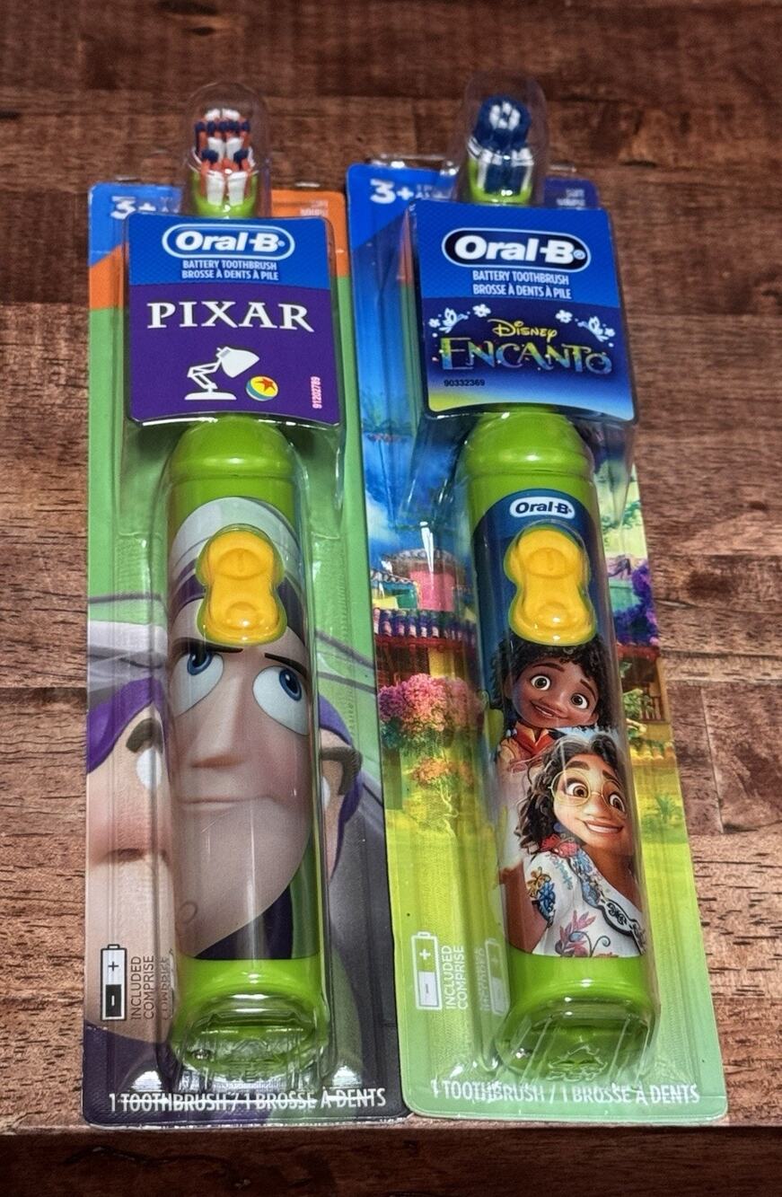 Two Oral B Kids Spin Brushes Disney